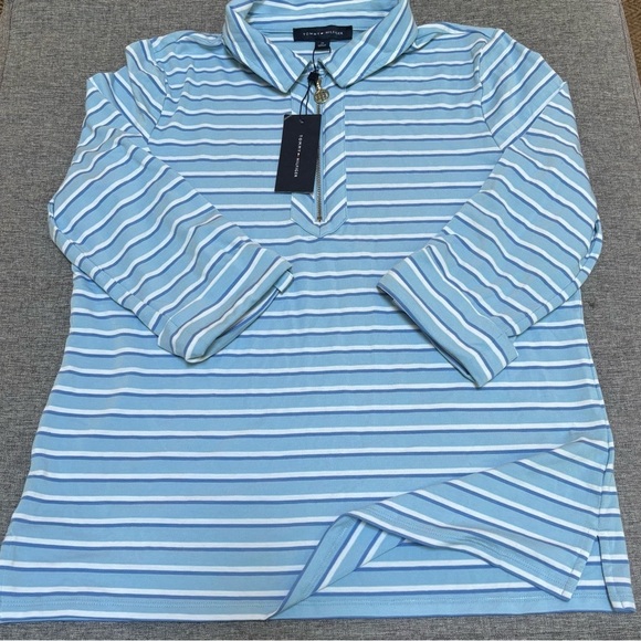 Tommy Hilfiger Tops - Tommy Hilfiger Striped Viscose Tops for Women